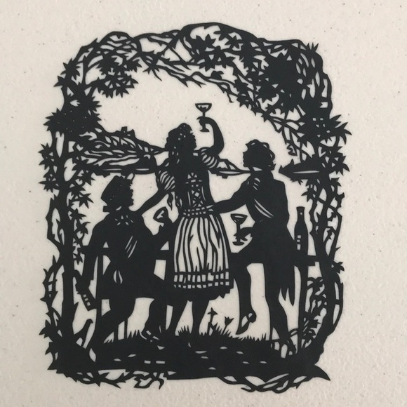 💖 Handmade PaperCut Silhouette Scherenschn… - Picture 1 of 6